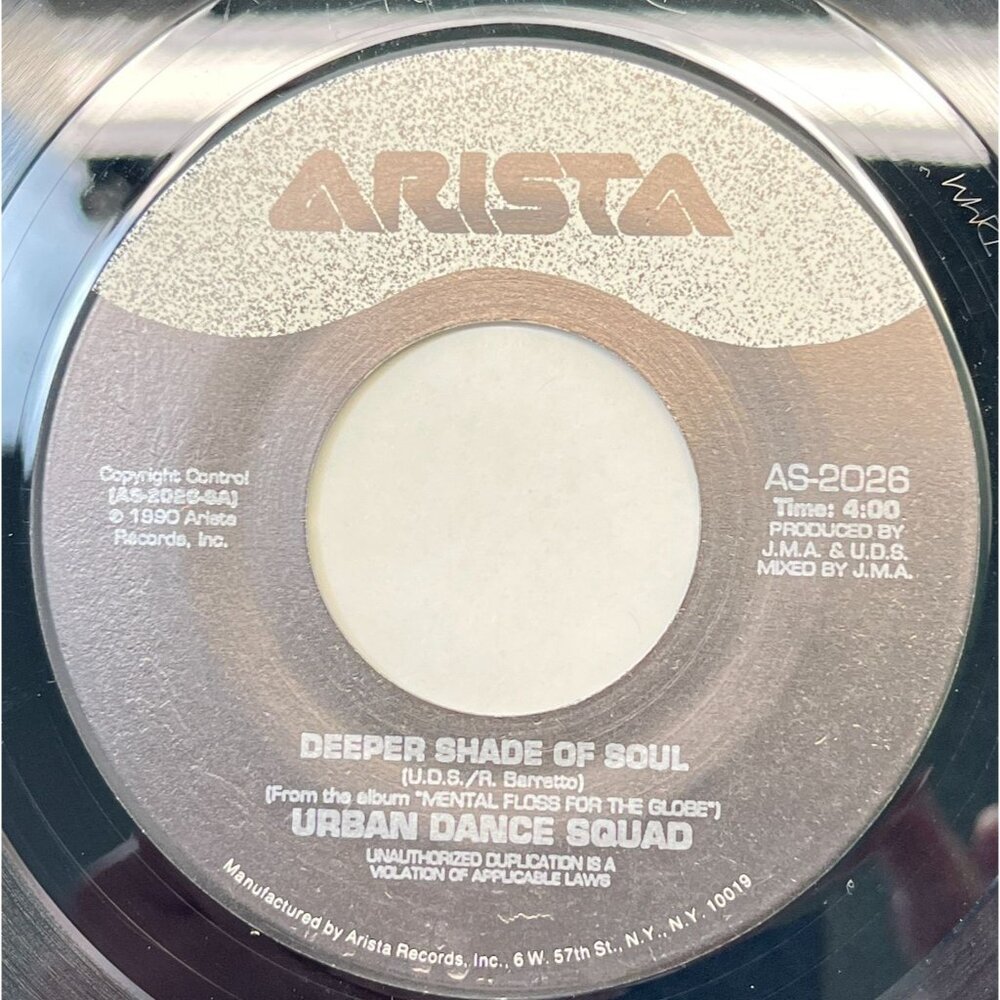 Urban Dance Squad Deeper Shade Of Soul / Live Version 45 Soul Arista 2026